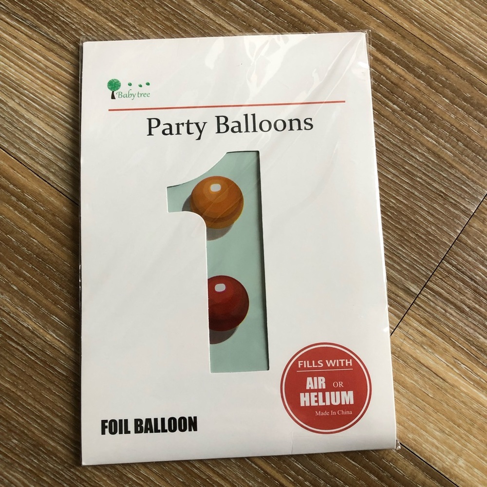36’ Inch #1 Birthday Balloon